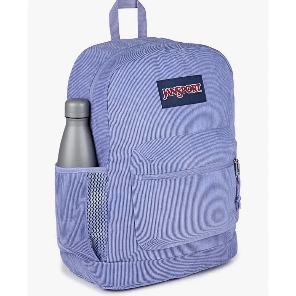 JanSport Cross Town Plus Remix Backpack, Lavender Ash Corduroy